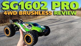 SG1602 Pro 4WD RTR Brushless Truggy Review [upl. by Colb]