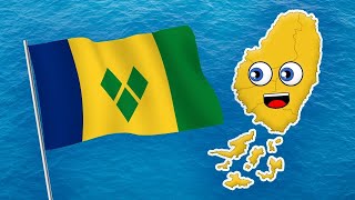 Saint Vincent amp the Grenadines  Geography amp Parishes  Countries of the World [upl. by Adlee]