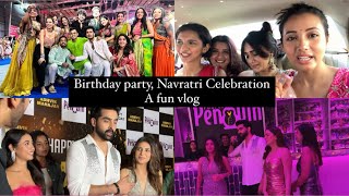 Birthday Party Navratri Celebration aur bhi bohot kuch 😍 A fun vlog [upl. by Reger]