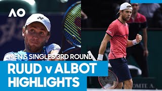 Casper Ruud vs Radu Albot Match Highlights 3R  Australian Open 2021 [upl. by Hiroshi]