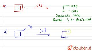 Give the product obtained from the oxidation of the following compounds with acidic K2Cr2O [upl. by Gnet]