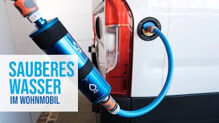 SAUBERES WASSER im WOHNMOBIL WasserfilterTest  Durchfluss  Varianten  EaseofUse  AlbFilter [upl. by Adiell941]