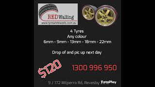 Redwall Tyres Whitewall tyres Application service [upl. by Younglove]