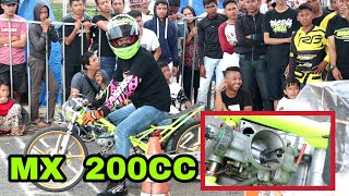 GILA  MX 200cc vs NINJA 155cc [upl. by Rudyard795]