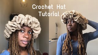 Cool and SimpleHow to Crochet Easy HatCROCHET HAT PATTERNElementary Level [upl. by Scheers]