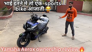 Finally Yamaha Aerox ownership review is here 🔥 drive with kunal [upl. by Cheke907]