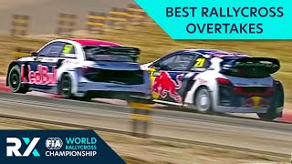 Best Rallycross Overtakes from the FIA World RX  World Rallycross [upl. by Vacla]