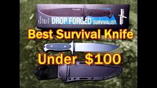 Cold Steel Drop Forged Survivalist Knife 2021 [upl. by Turmel812]