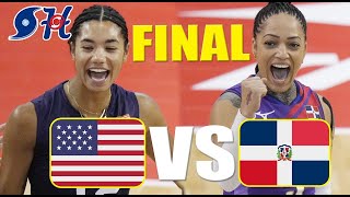 REPUBLICA DOMINICANA VS USA Highlights  COPA NORCECA PANAM FINAL SIX 2024 FINAL  6302024 [upl. by Akcir430]