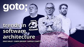 Expert Talk DevOps amp Software Architecture • Simon Brown Dave Farley amp Hannes Lowette • GOTO 2021 [upl. by Erreit]