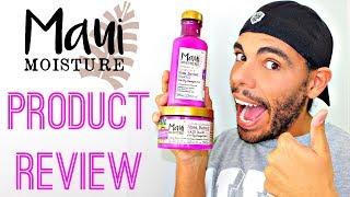 Dry Hair GOODBYE  Maui Moisture Shea Butter Shampoo amp Hair Mask Product Review [upl. by Sito]