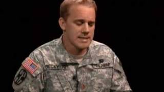 Interview Army Maj Beckwith [upl. by Clovah]