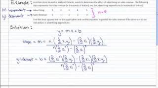 Least Squares Trend line [upl. by Winnick]