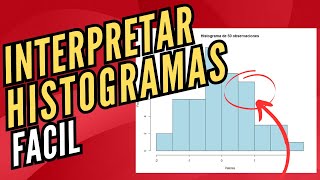 Cómo interpretar un HISTOGRAMA  ¿Qué significa cada parte  Estadística para principiantes [upl. by Hersch897]