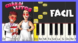 CHAKALITOS 💍 Angi Fire ft Tilin Insano  TUTORIAL PIANO FÁCIL [upl. by Madriene]