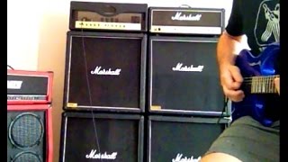 Marshall JCM900 vs Peavey Windsor guitar amp heads [upl. by Yenial]