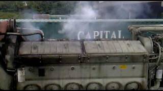 class 66 diesel loco cold start attempt 2 clag [upl. by Nerrag]