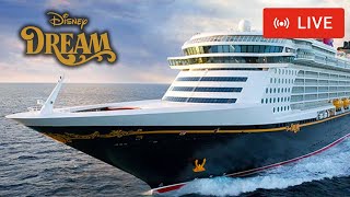 SHIPS TV  Disney Dream amp 3 More Cruise Ships Departing Port of Southampton LIVE [upl. by Nnayelsel731]