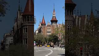 Casa de les Punxes  Av Diagonal L’Eixample Barcelona Spain [upl. by Ennaillij]