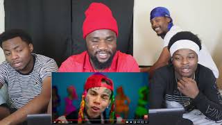 6IX9INE GOOBA Official Music Video reaction video [upl. by Hasen]