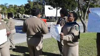 Correctional officers picket in George [upl. by Rabelais]