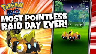 THIS IS THE MOST POINTLESS RAID DAY EVER Pokémon GO Falinks Event Makes No Sense [upl. by Stamata915]