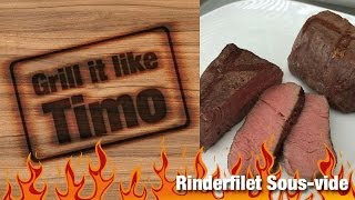 Grill it like Timo Rinderfilet Sousvide Rezept Nr 40 [upl. by Story]