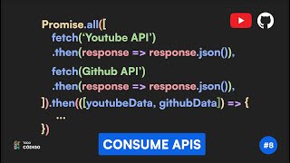 APRENDE A CONSUMIR LAS APIS DE YOUTUBE Y GITHUB CON JAVASCRIPT [upl. by Ashli]