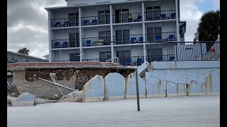 Daytona Beach Shores Beach Erosion 2022 [upl. by Torie]