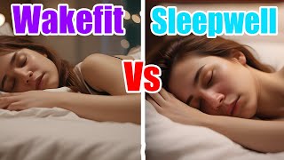 Wakefit vs Sleepwell Mattress Comparison 2024 [upl. by Sonahpets612]