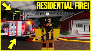 FIREFIGHTER SHIFT 2  Maple County Roblox [upl. by Kcuhc]