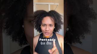 ✨Que seja leve✨3c4ahair naturalhair crespa penteadosfáceis penteadosimples [upl. by Ambur]