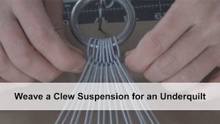 DIY Weave a Clew Suspension for an Underquilt [upl. by Anomis936]