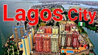 Lagos City Nigeria 4K Drone Footage [upl. by Ut]