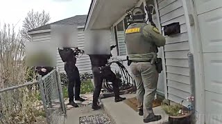 Bodycam Footage of Suspect Who Ambushed Nevada Officers 3 Times Before Being Fatally Shot [upl. by Musihc219]