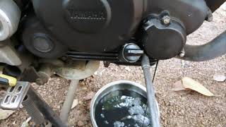 Yamaha FZ Engine Oil and Oil Filter Change DIY FZ FZv2 Fazer [upl. by Rudolph]