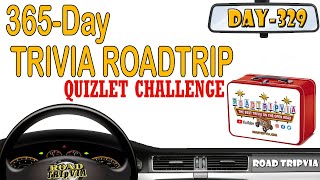 DAY 329  Quizlet Challenge  We Didnt Start the Fire Trivia Quiz  ROAD TRIpVIA Episode 1349 [upl. by Thia]