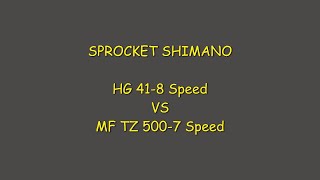 SHIMANO Cassette Sprocket VS Freewheel [upl. by Etselec398]