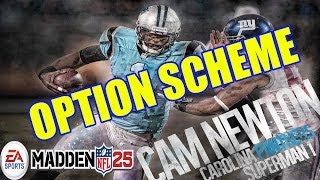 Madden 25 Tips quot Carolina Panthers OPTION SCHEME Offense quot Run Heavy  Madden 25 Advanced Strategies [upl. by Lilah]