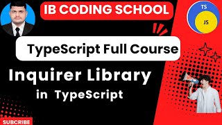 17 Inquirer Library CLI Usage TypeScript Full Course typescript governorsindhinitiative piaic [upl. by Adnerad]