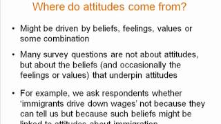 How feelings beliefs values and attitudes fit together the case of tolerance by David Voas [upl. by Kan]