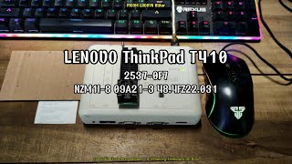 LENOVO ThinkPad T410 25370F7 NZM1I8 09A213 484FZ22031 Pesanan dari Kab Kudus [upl. by Franchot520]