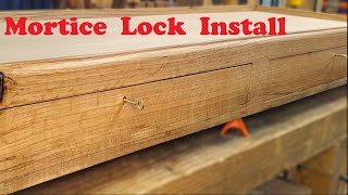 Morticed lock In Cabinet drawer [upl. by Rosena]