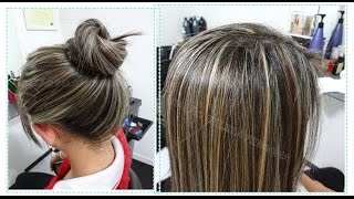 Como Fazer Mechas 2 Tons Por Samara Araujo [upl. by Aunson]