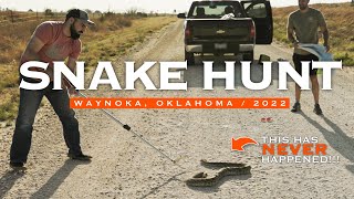 RATTLESNAKE Hunt 2022 – Waynoka Oklahoma Den of Death and a Snake WHERE [upl. by Saundra]