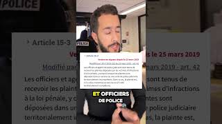 Un policier ou un gendarme peutil refuser de prendre votre plainte  policier droit penale [upl. by Velvet]