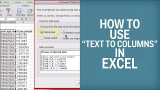 How To Use quotText To Columnsquot In Excel [upl. by Chen122]