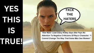 Daisy Ridley ANGERS Anti Woke Star Wars Fans After Calling Out MALE Dominated Toxicity amp Bullying [upl. by Munson]