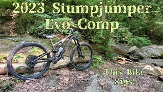 Specialized Stumpjumper Evo Comp 2023  Overview and Ride [upl. by Langer]