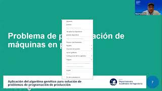 Aplicación del algoritmo genético para solución de problemas de programación de producción [upl. by Eluk800]